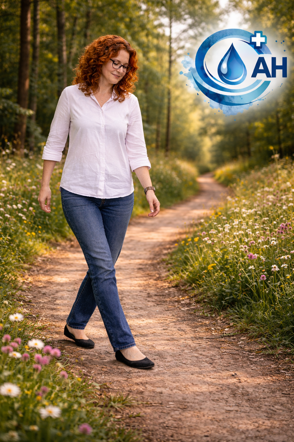 Vědomá chůze  Pomalu pokládej patu, potom celé chodidlo a nakonec přenes váhu těla dopředu. Každý krok veď vědomě a bez spěchu.